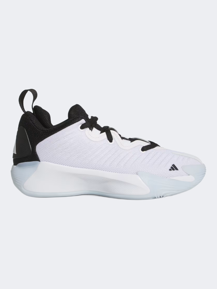 أحذية كرة السلة Adidas Adidas Initiation J Gs-Boys بيضاء/أسود أساسي