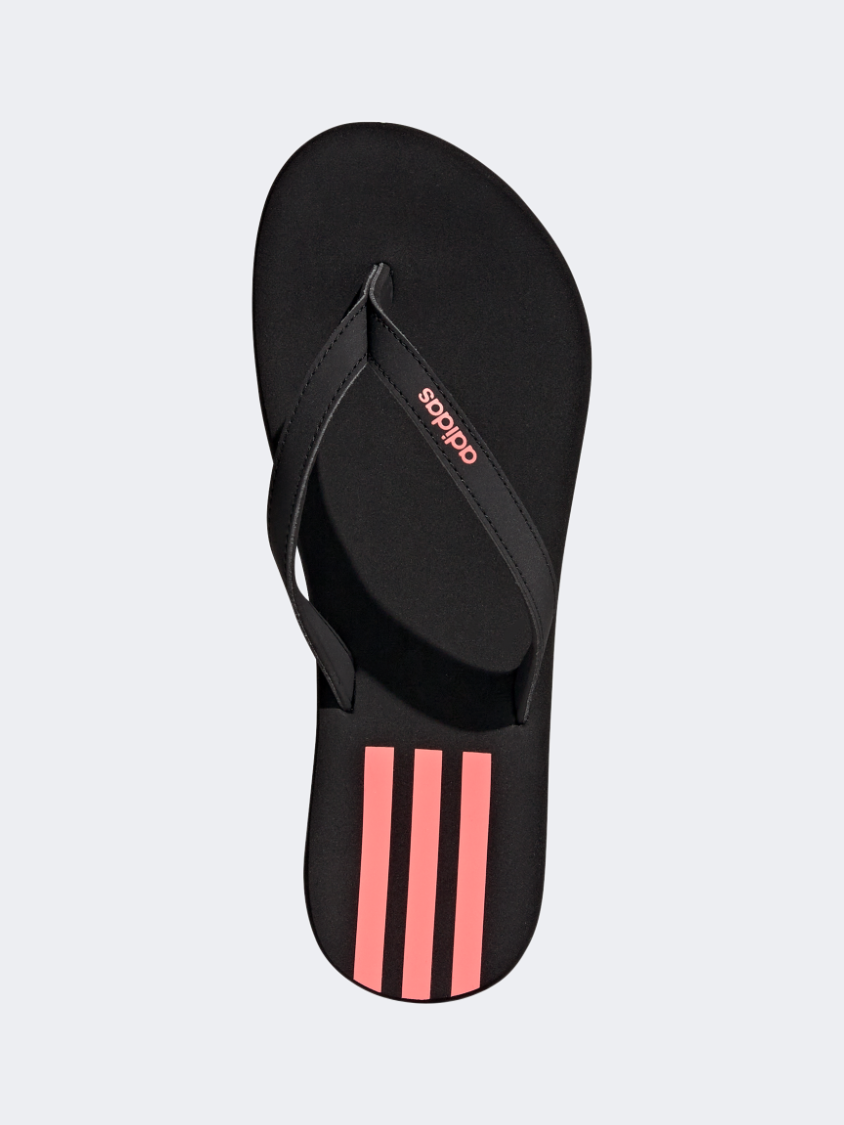 Adidas إيزي نسائي شباشب سباحة أسود/أحمر