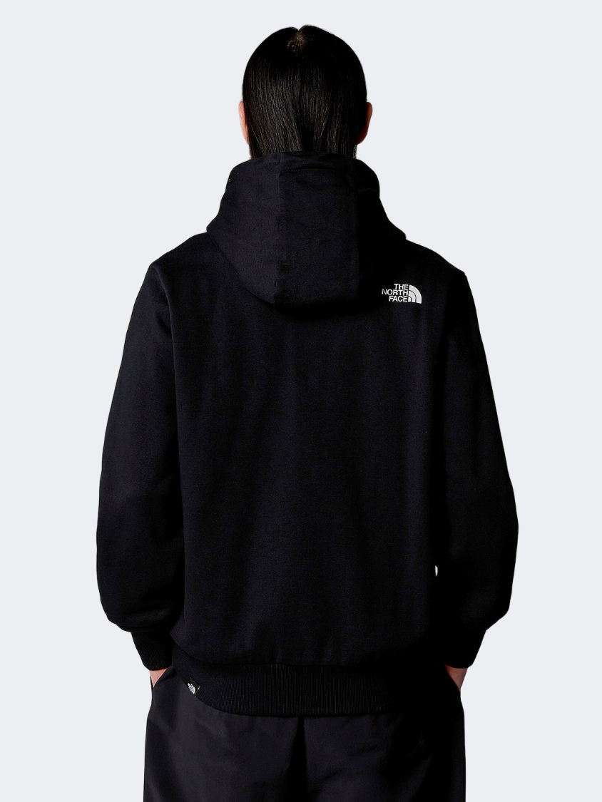 The North Face سترة هودي بسيطة للرجال أسود