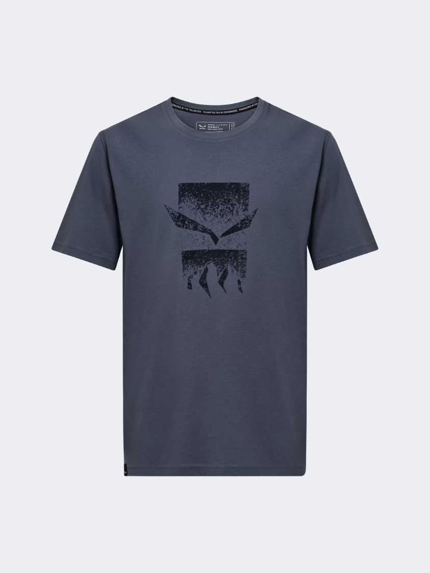 Salewa Eagle 3 Cime Men Hiking T-Shirt Java Blue