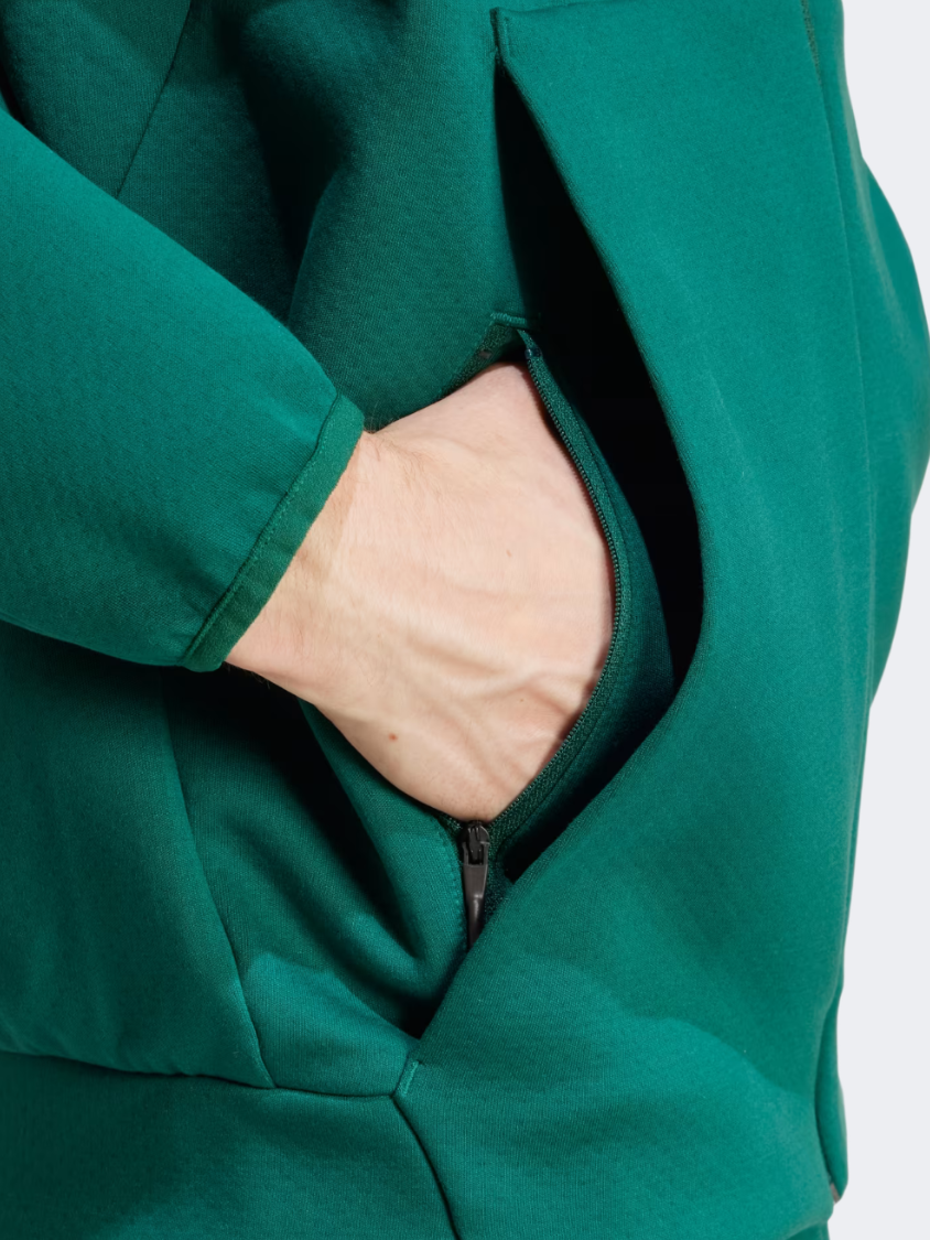 Adidas Z.N.E. Full-Zip Men Sportswear Hoody Collegiate Green