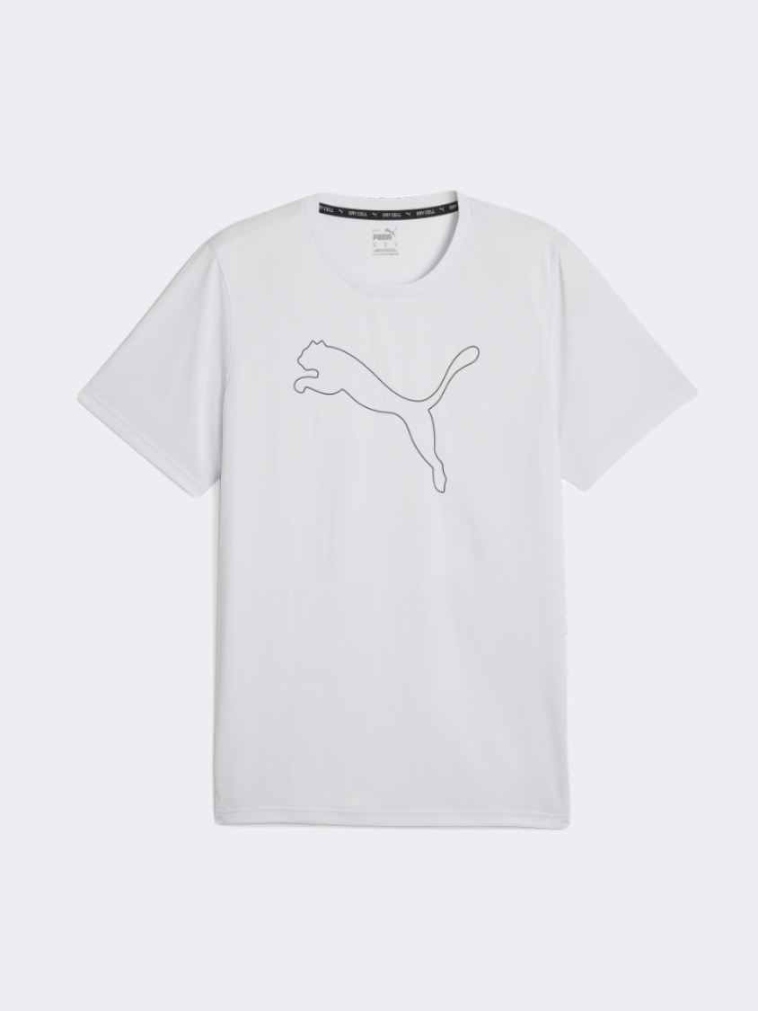 Puma Performance Cat Men Training T-Shirt Silver Mist