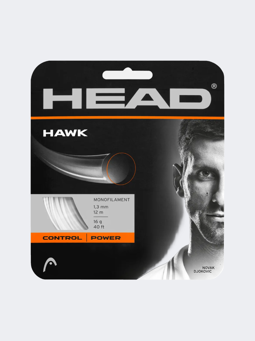 Head Hawk 16 Tennis Strings White