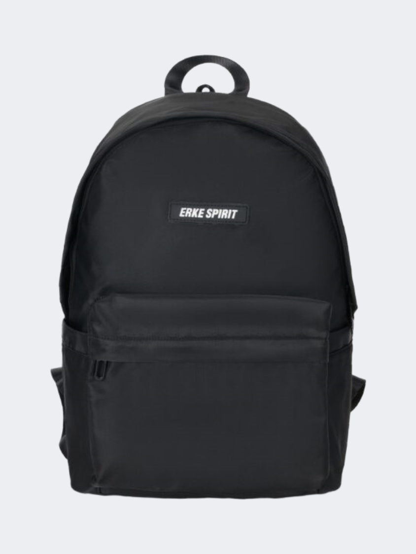 Erke Unisex Lifestyle Backpack Bag Black