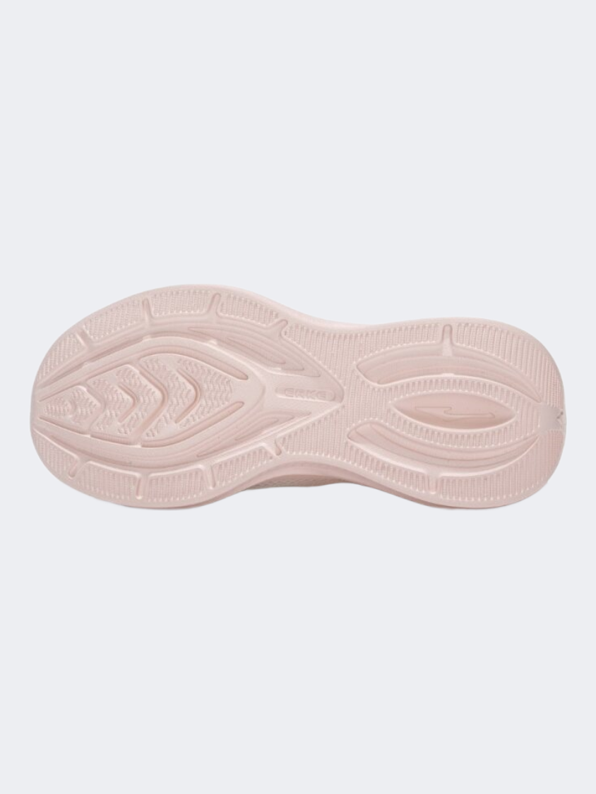 Erke Kids-Girls Running Shoes White/Peach Pink