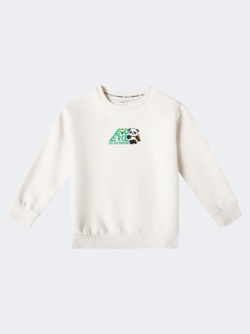 Erke Little-Boys Lifestyle Sweatshirt Glacier White