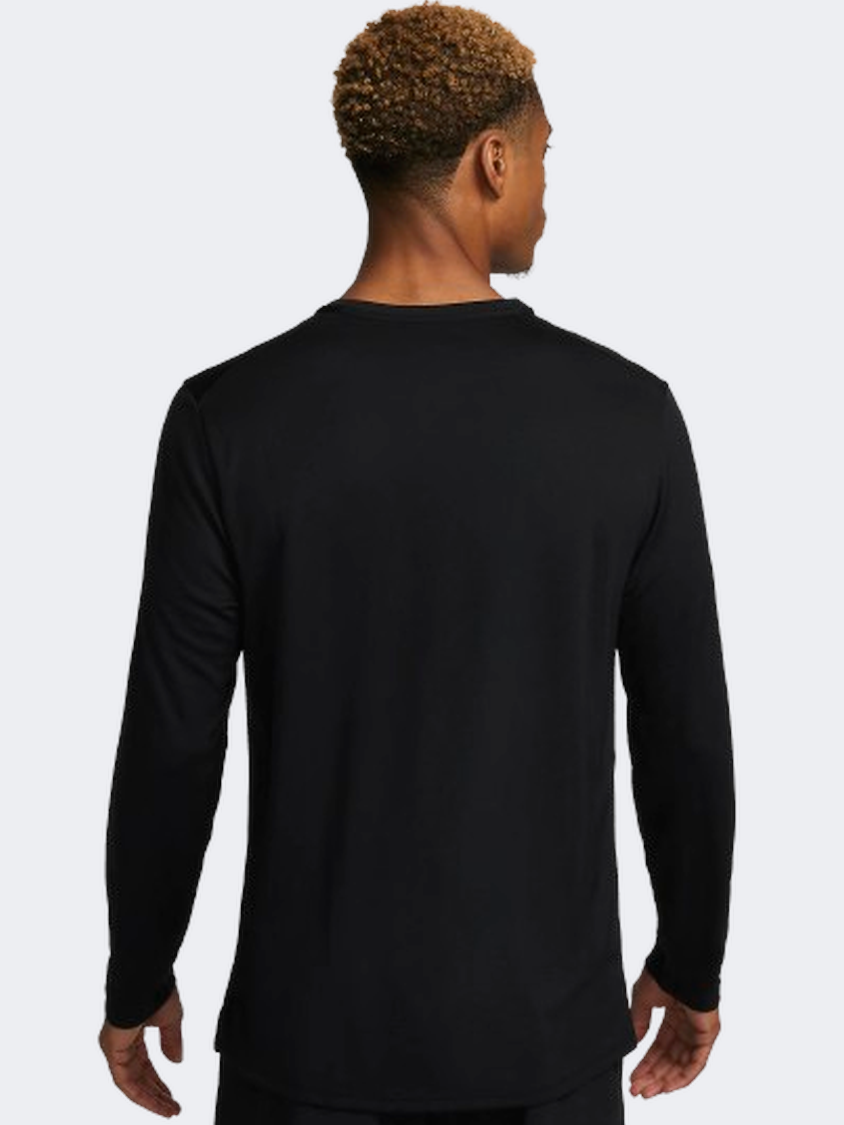 Nike Df Uv Miler Men Running Long Sleeve Black