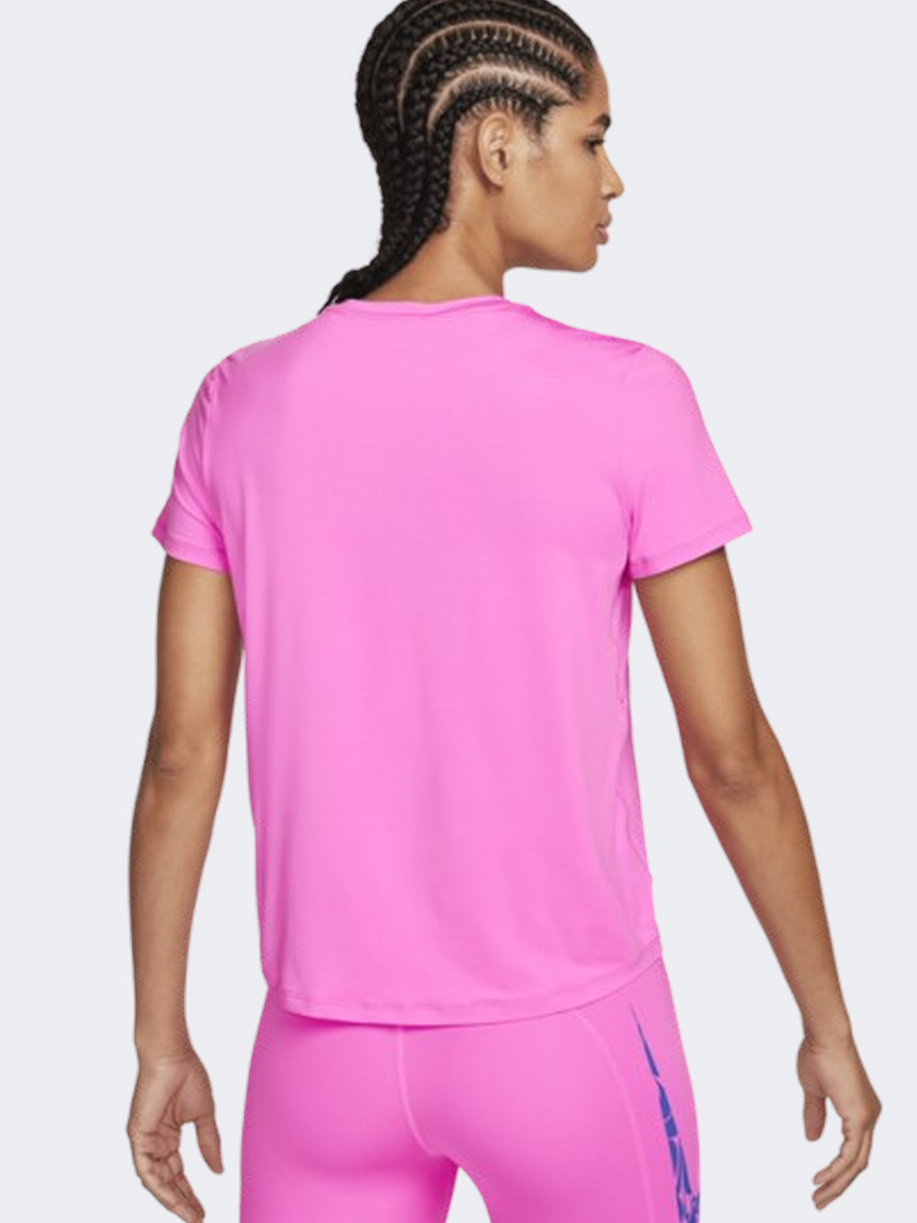 Nike One Swoosh Women Running T-Shirt Playful Pink/Royal