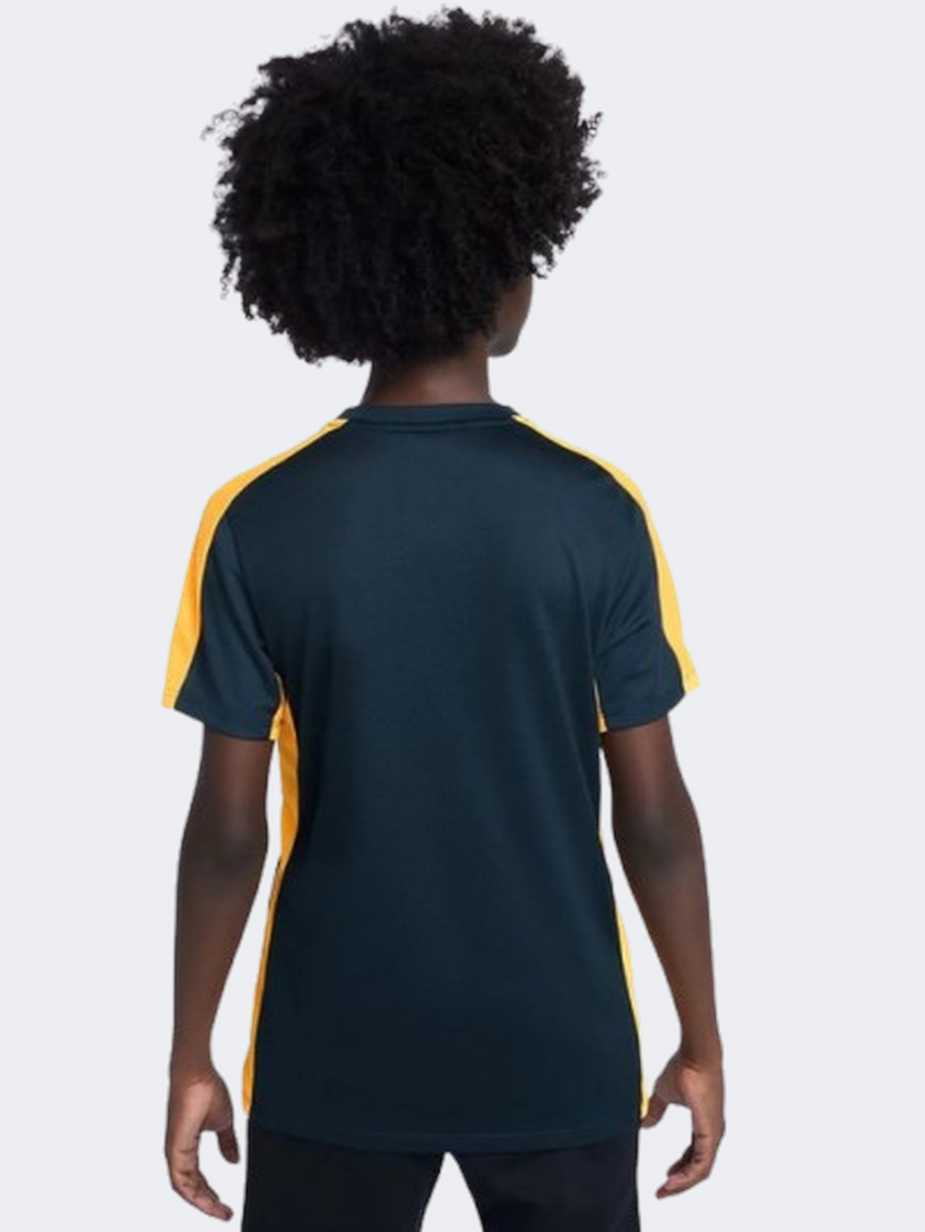 Nike Kylian Mbappe Df Academy 23 Boys Football T-Shirt Navy/Laser Orange