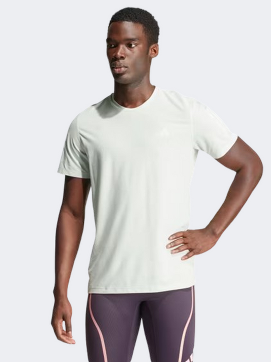 Adidas Own The Run Men Running T-Shirt Linin Green