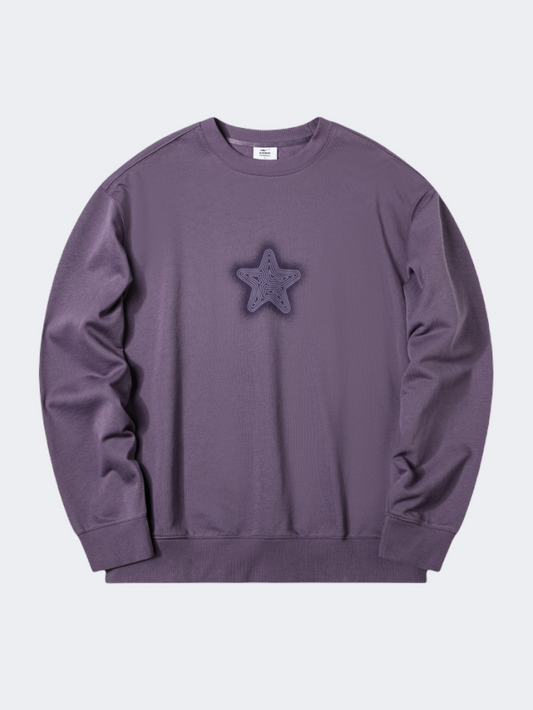 Erke Men Lifestyle Sweatshirt Starry Purple