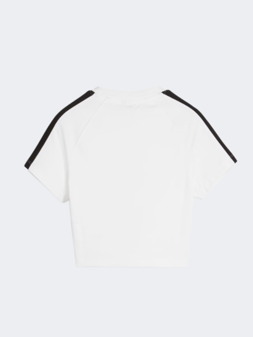 Puma Iconic T7 Baby Women Lifestyle T-Shirt White