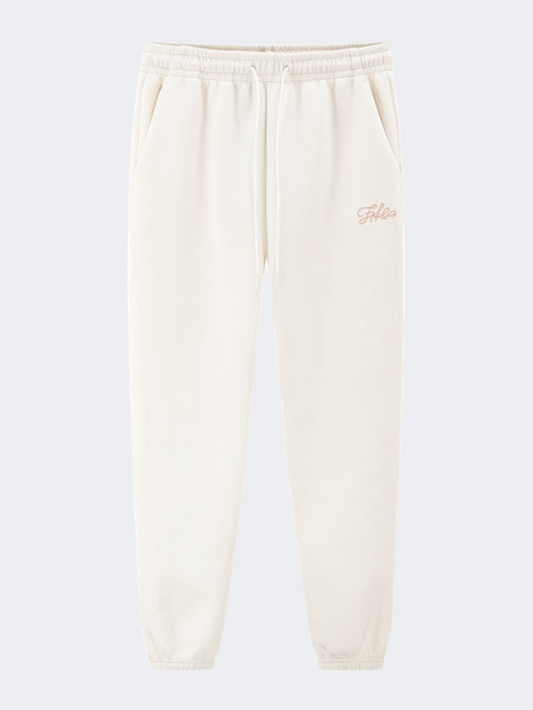 Erke Knitted Cropped Women Training Pant Glacier White