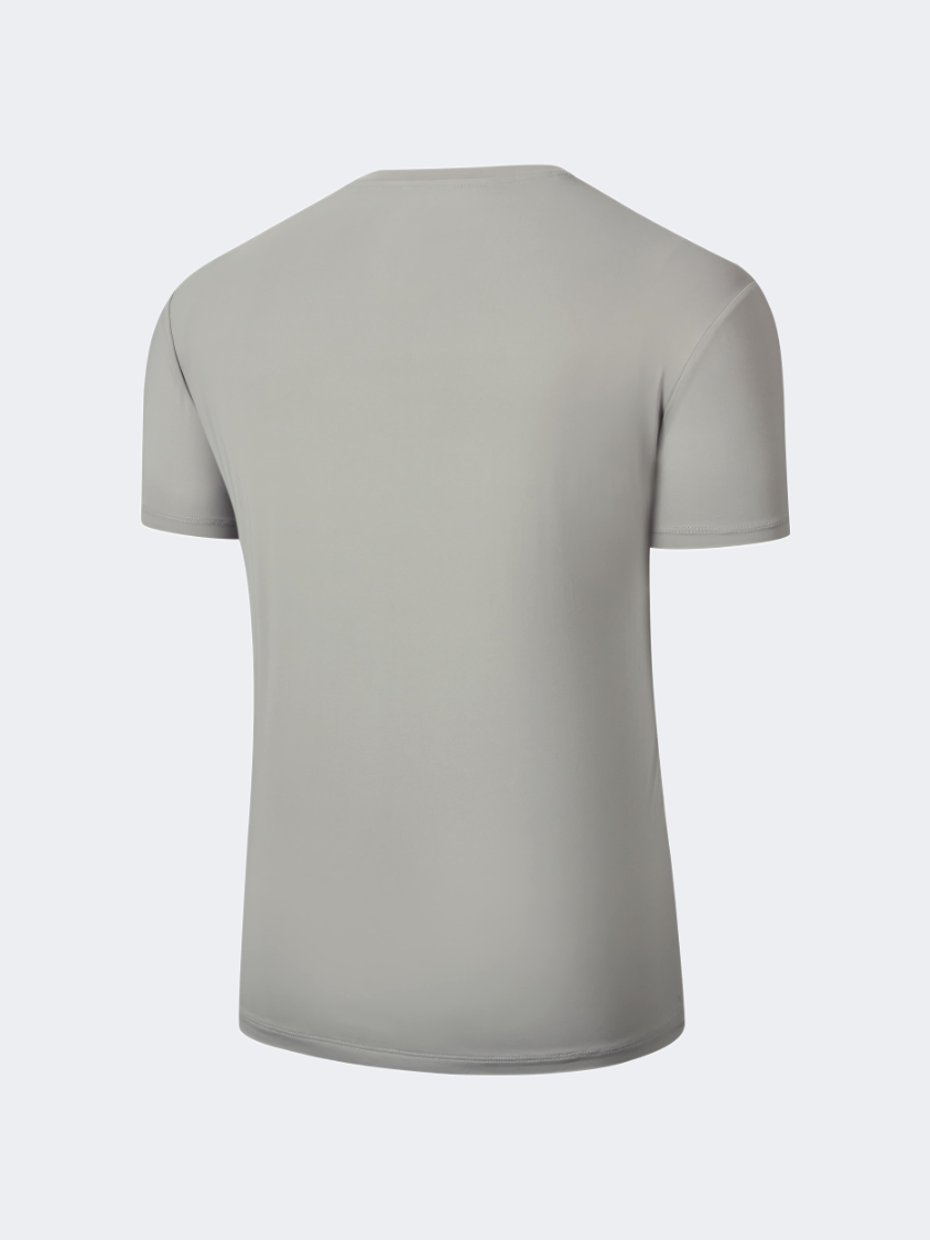 Erke Crew Men Training T-Shirt Glacier Grey