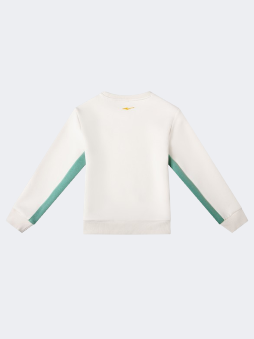 Erke Pullover Kids Boys Outdoor Sweatshirt Glacier White/Green