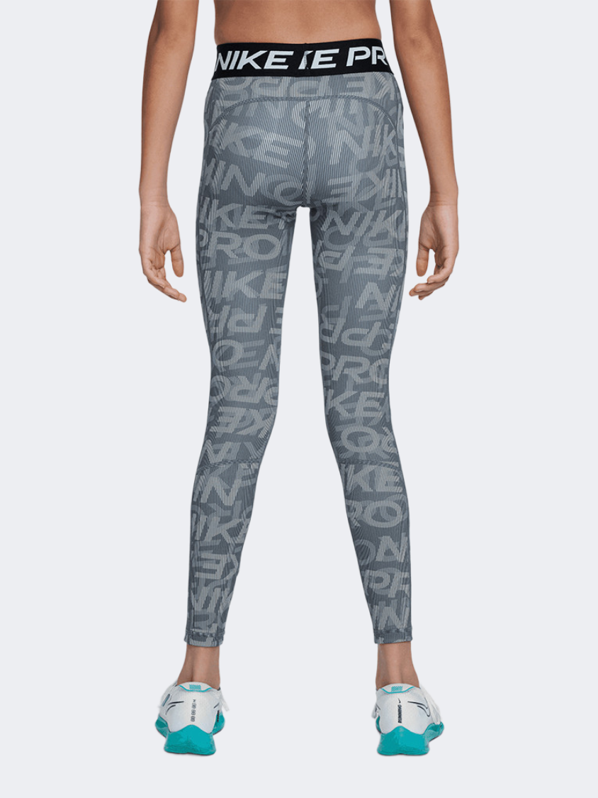 Nike Pro Dri-Fit Girls Training Tight Grey/White