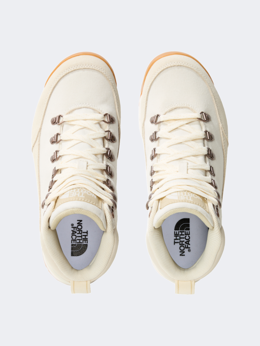 The North Face Back To Bekerley Iv Textile Waterproof Women Lifestyle Shoes White Dune