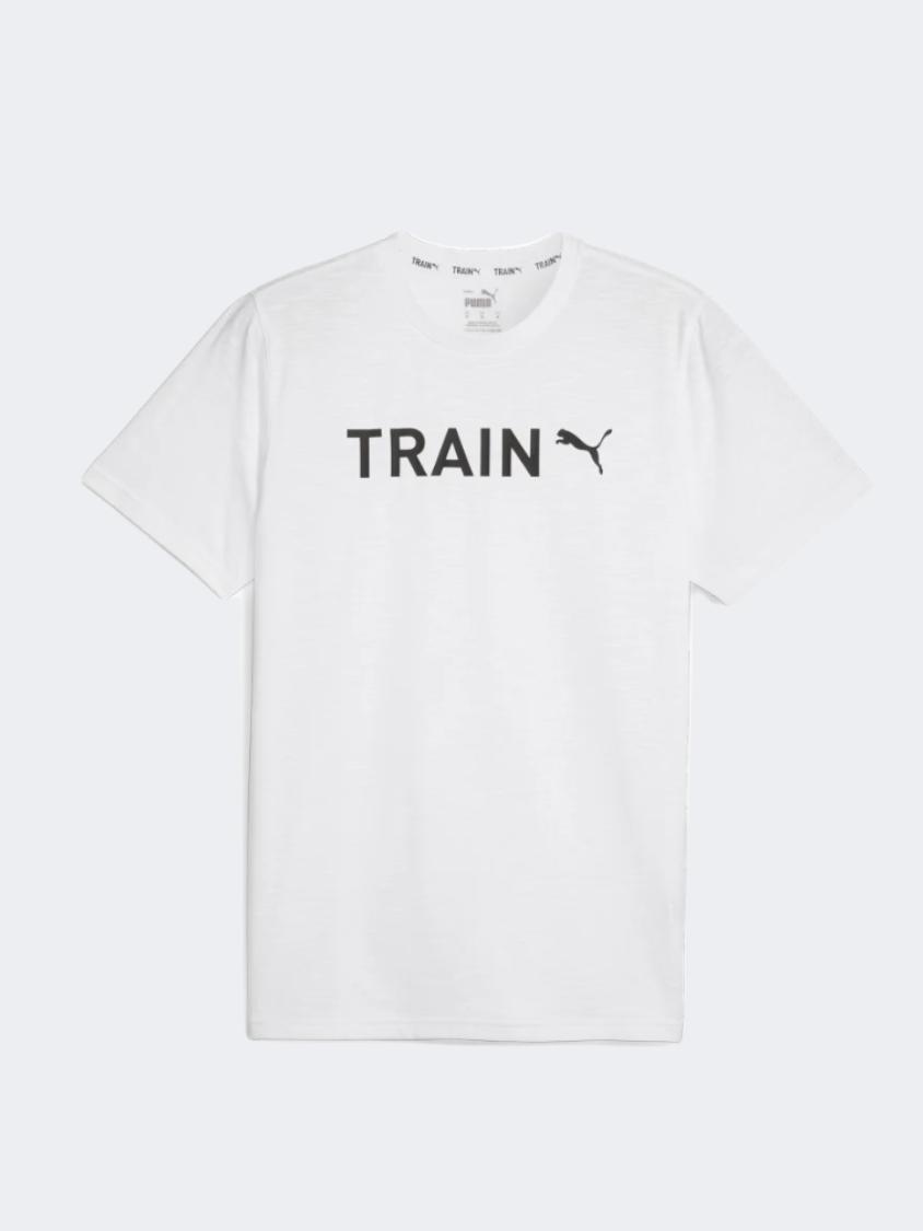 Puma Graphic Men Training T-Shirt White/Black