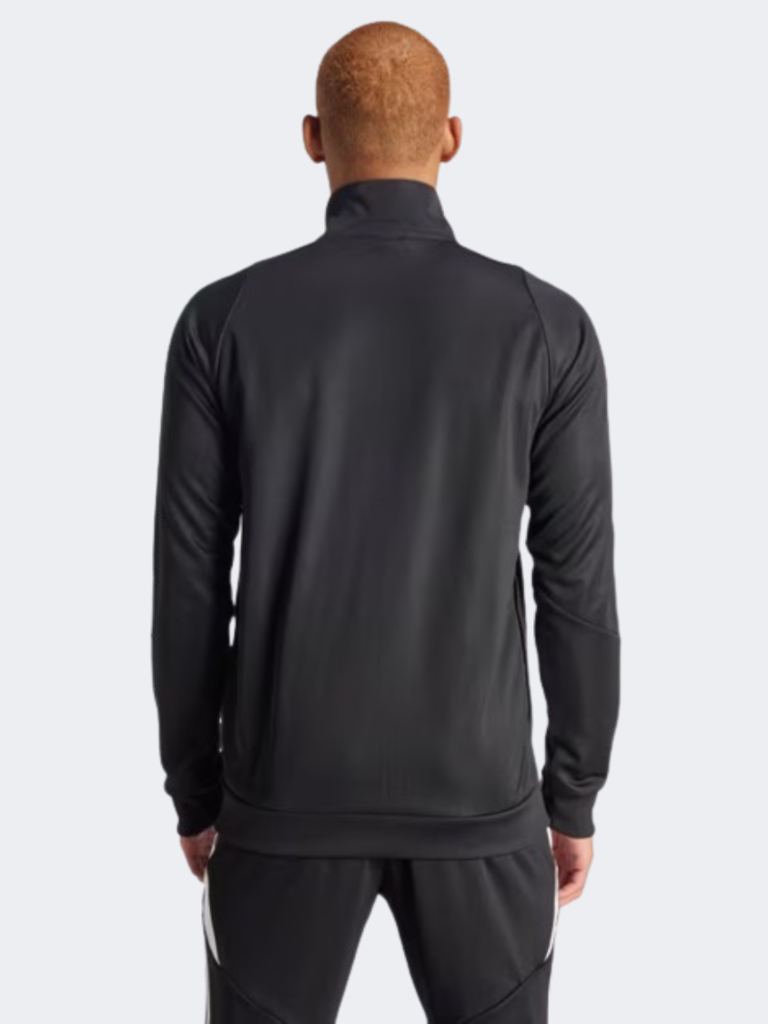 جاكيت كرة القدم للرجال Adidas Tiro 24 أسود/أبيض