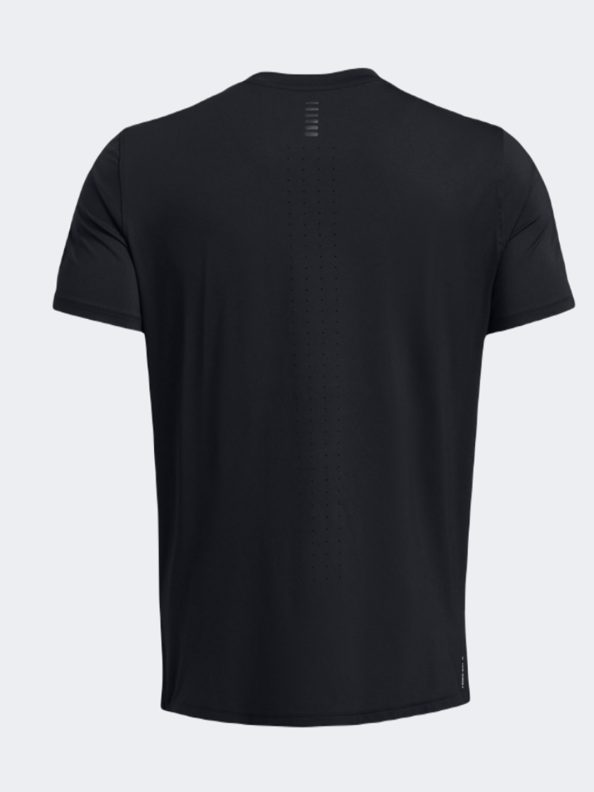 Under Armour لانش إيليت قميص جري رجالي أسود/عاكس