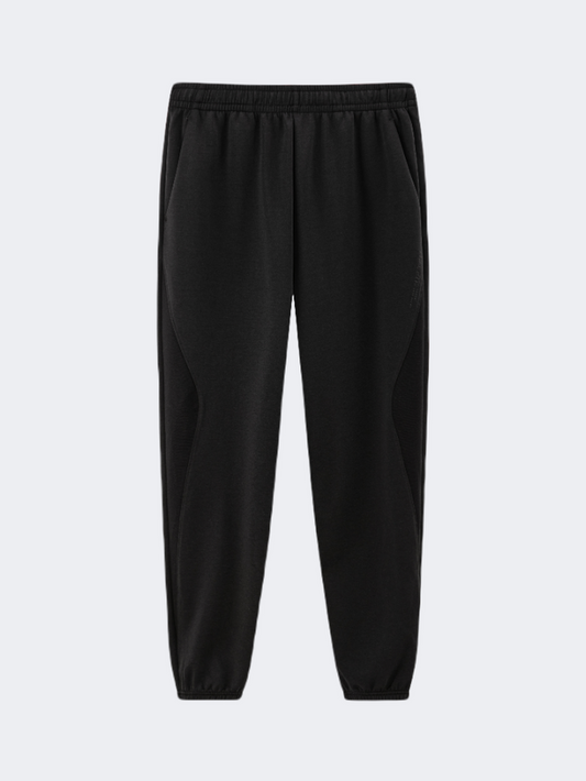Erke Knitted Cropped Women Lifestyle Pant Black