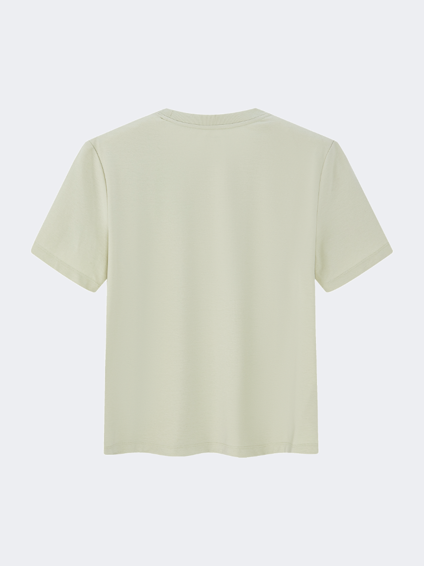 Erke Women Lifestyle T-Shirt Pea Green