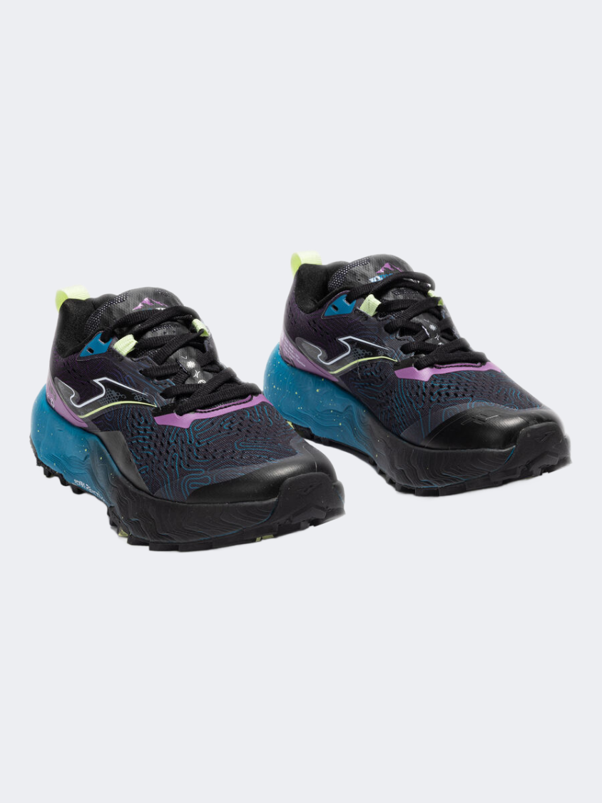 Joma Sima 2501 Women Trail Runn Shoes Black/Blue/Violet