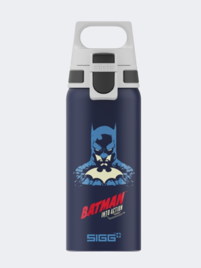 Sigg Wmb One Batman Into Action Unisex Lifestyle Water Bottle Navy/Blue/Red