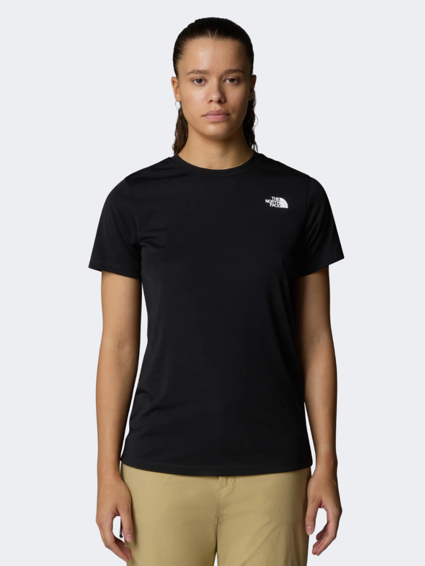 The North Face Foundation Vertical Graphic Women Lifestyle T-Shirt Black