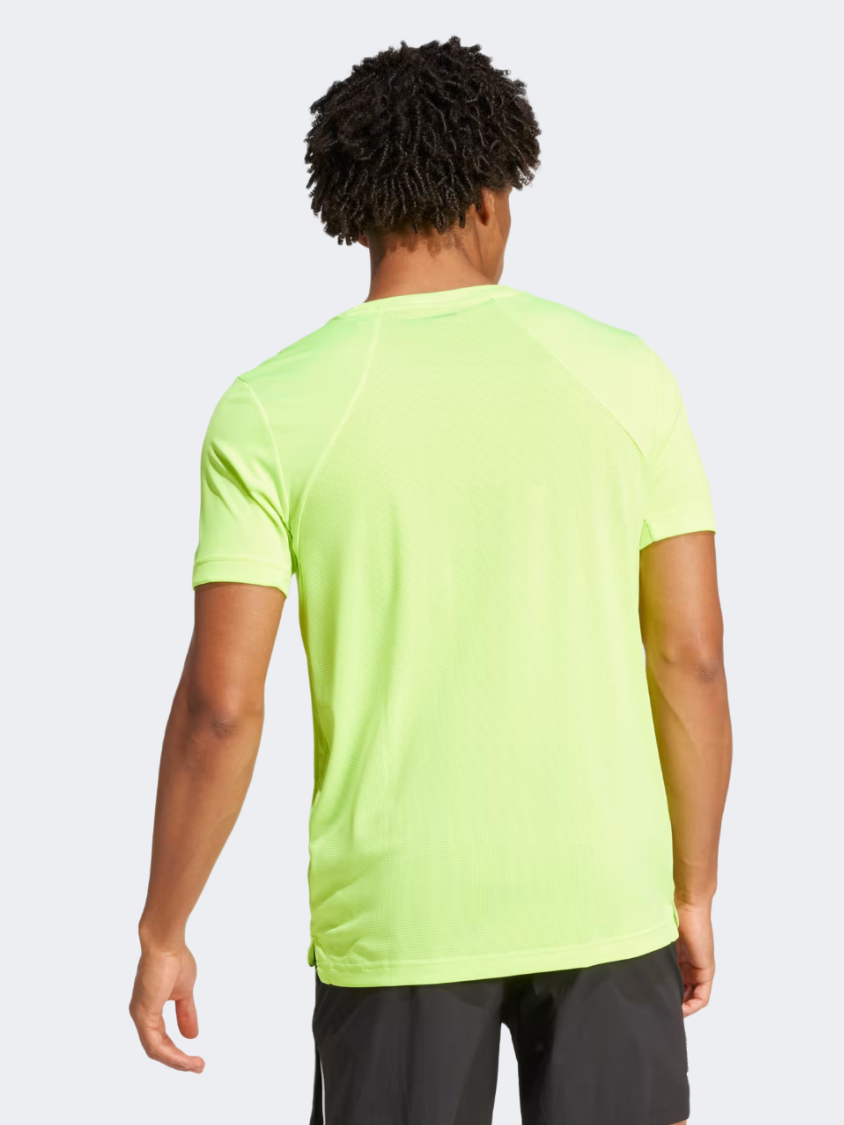 Adidas Tech Apparel Men Training T-Shirt Lucid Lemon