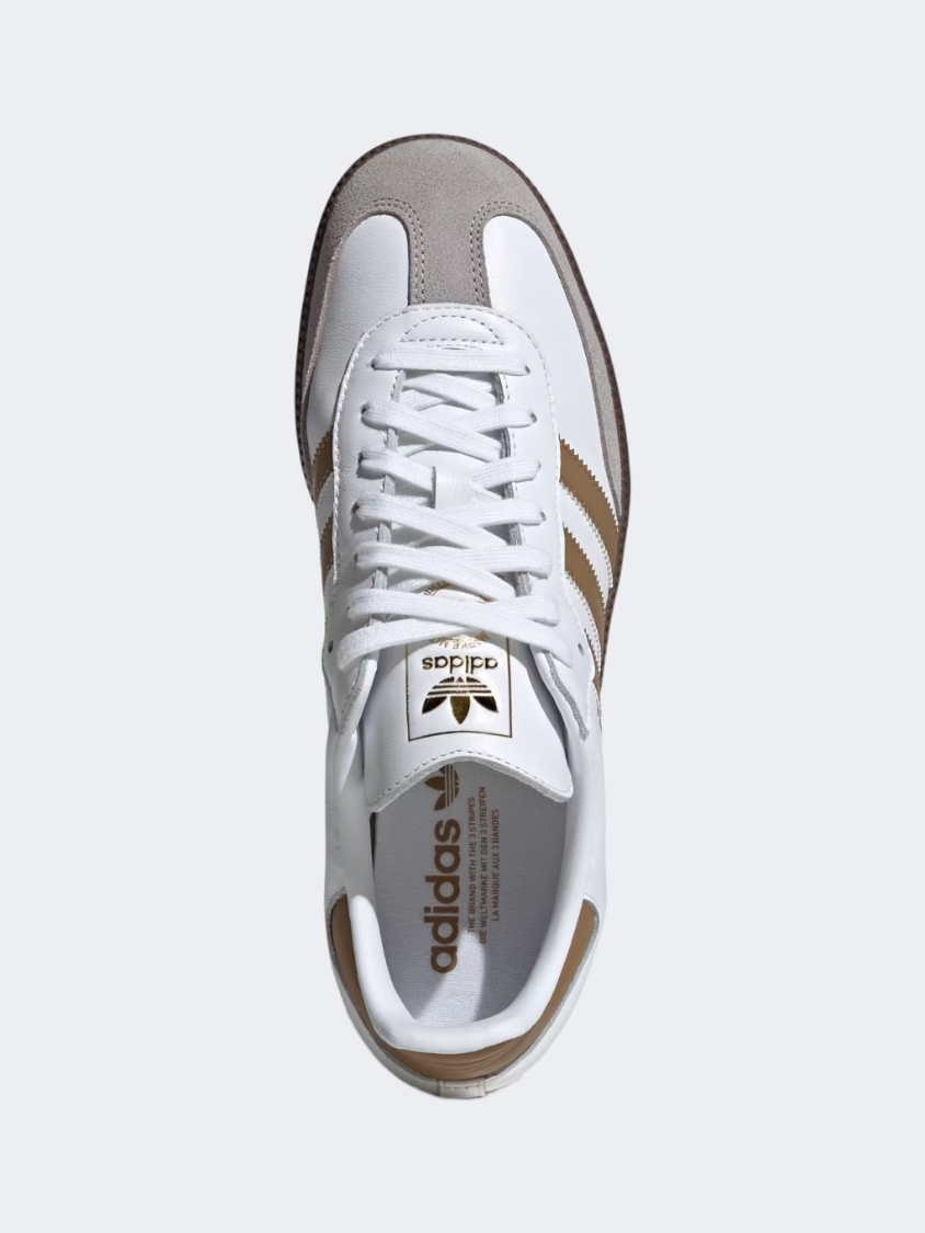 Adidas Samba Og Men Original Shoes White/Brown/Granite