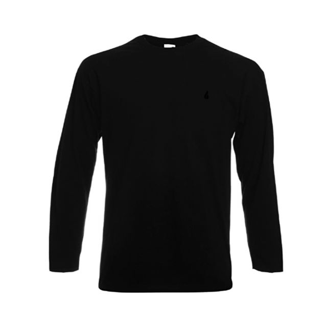 Oil And Gaz Classic Men Lifestyle R.Neck Long Sleeve Black