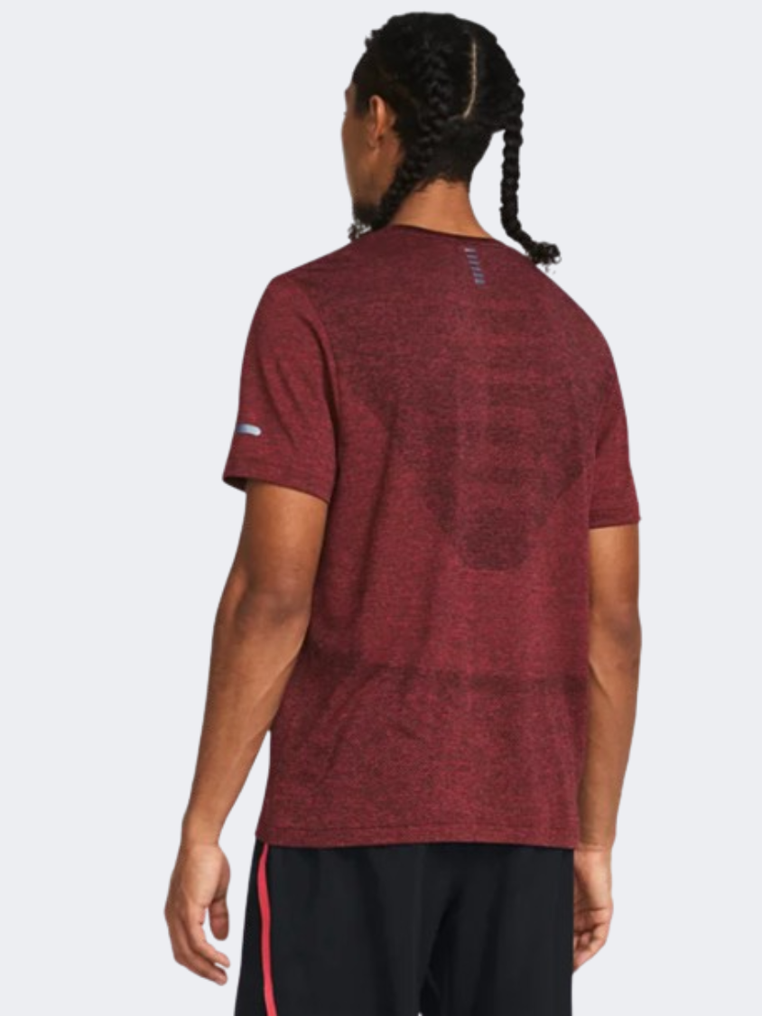 Under Armour Seamless Stride Men Running T-Shirt Red/Reflective