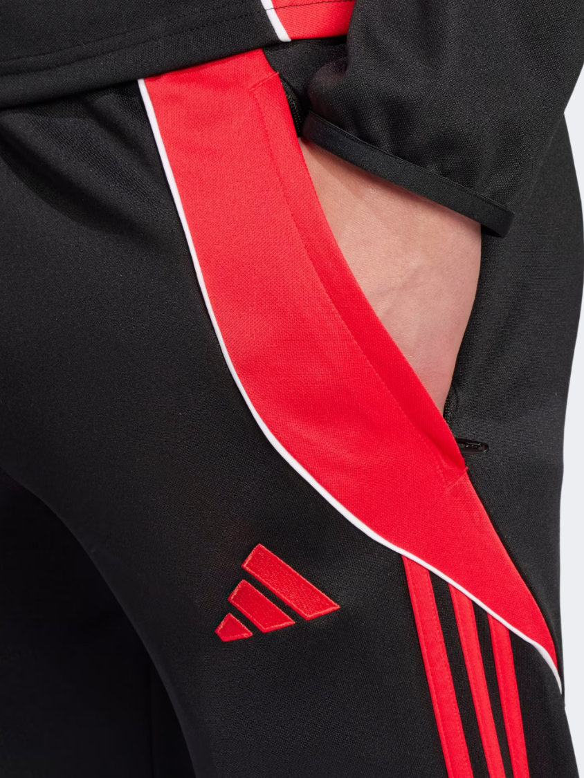 Adidas Tiro 24 Slim Men Football Pant Black/Pure Ruby