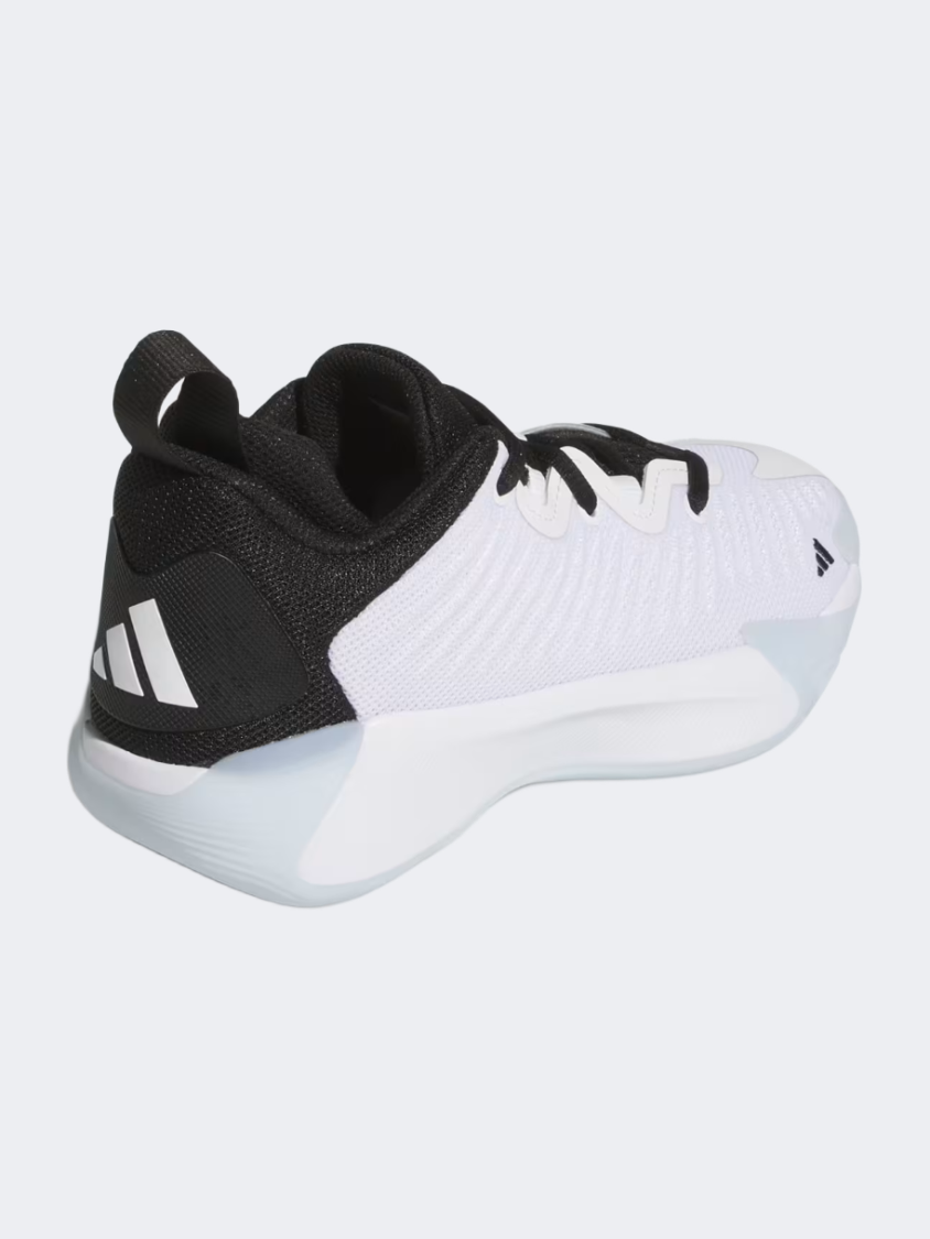 أحذية كرة السلة Adidas Adidas Initiation J Gs-Boys بيضاء/أسود أساسي