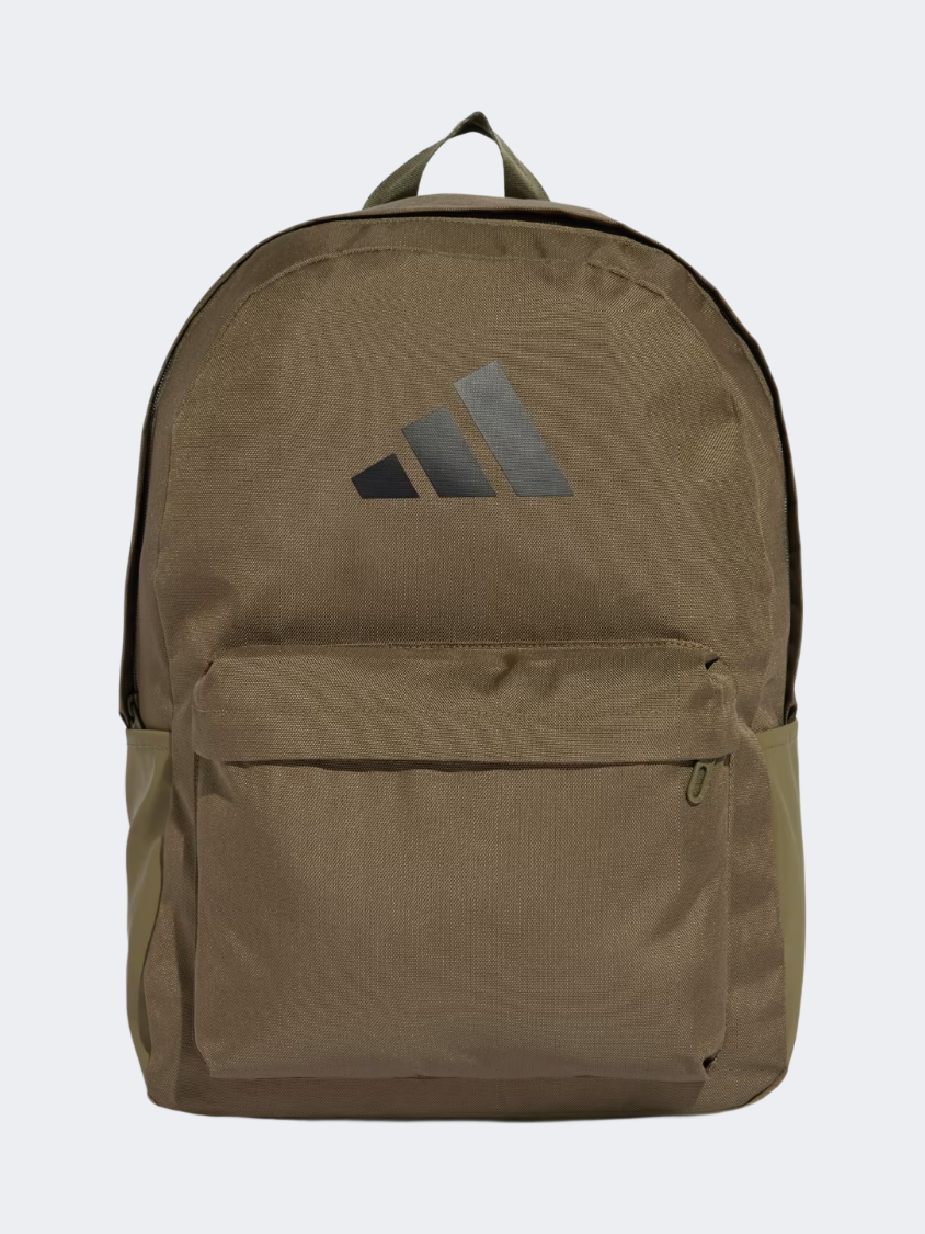 Adidas Classic 3 Bar Logo Training Backpack MenOlive Strata/Black