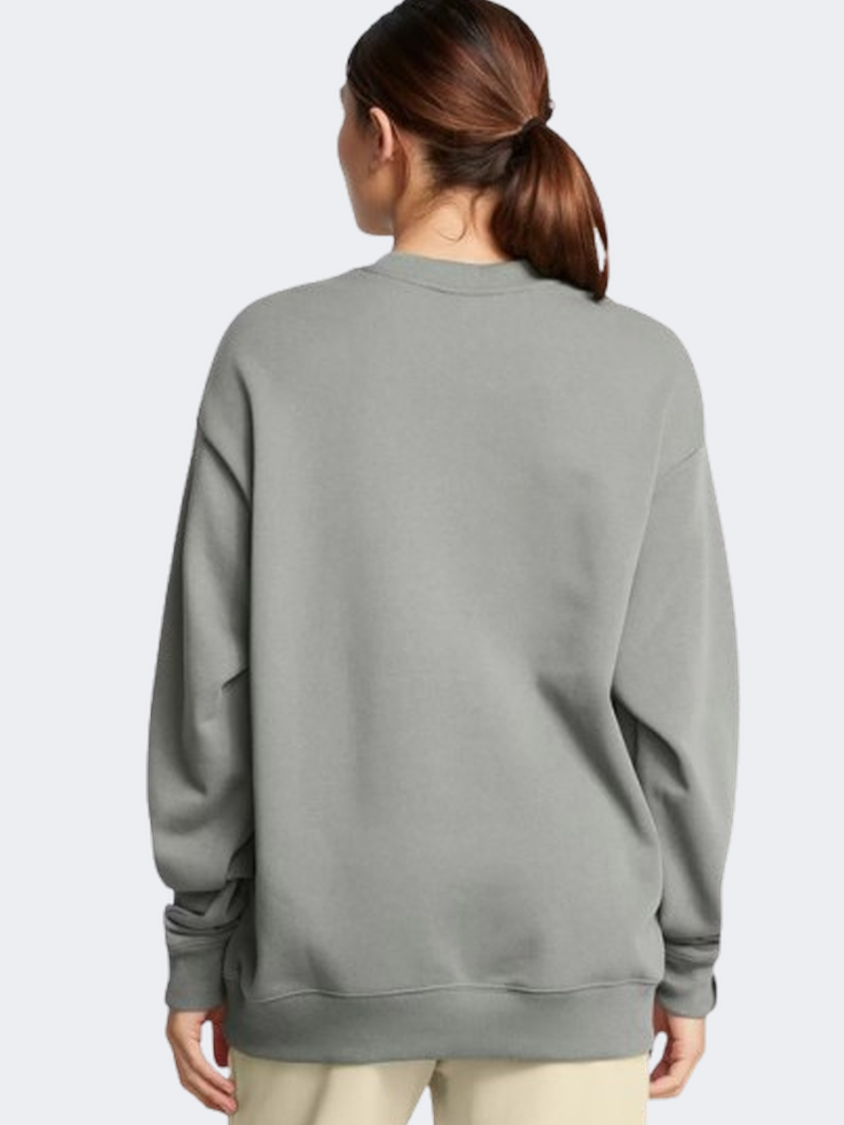 Under Armour Projet Rock Heavyweight Tools Of The Trade Women Training Sweatshirt Clay Green/Black