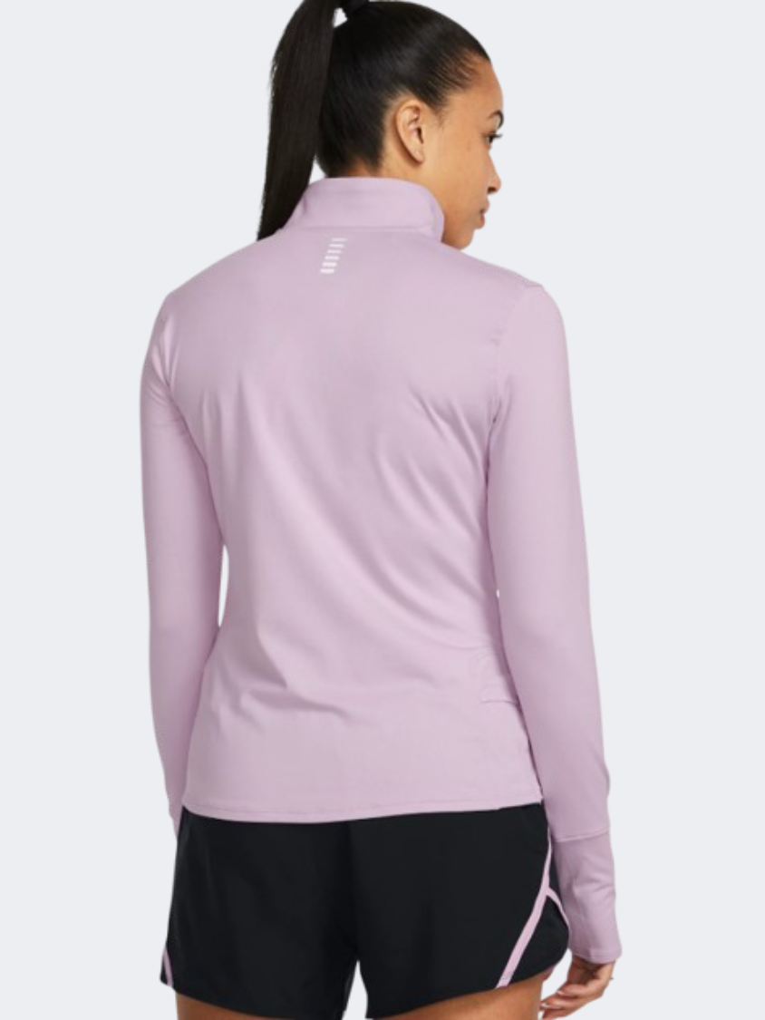 Under Armour Qualifier Run 12 Women Running Long Sleeve Purple/Reflective