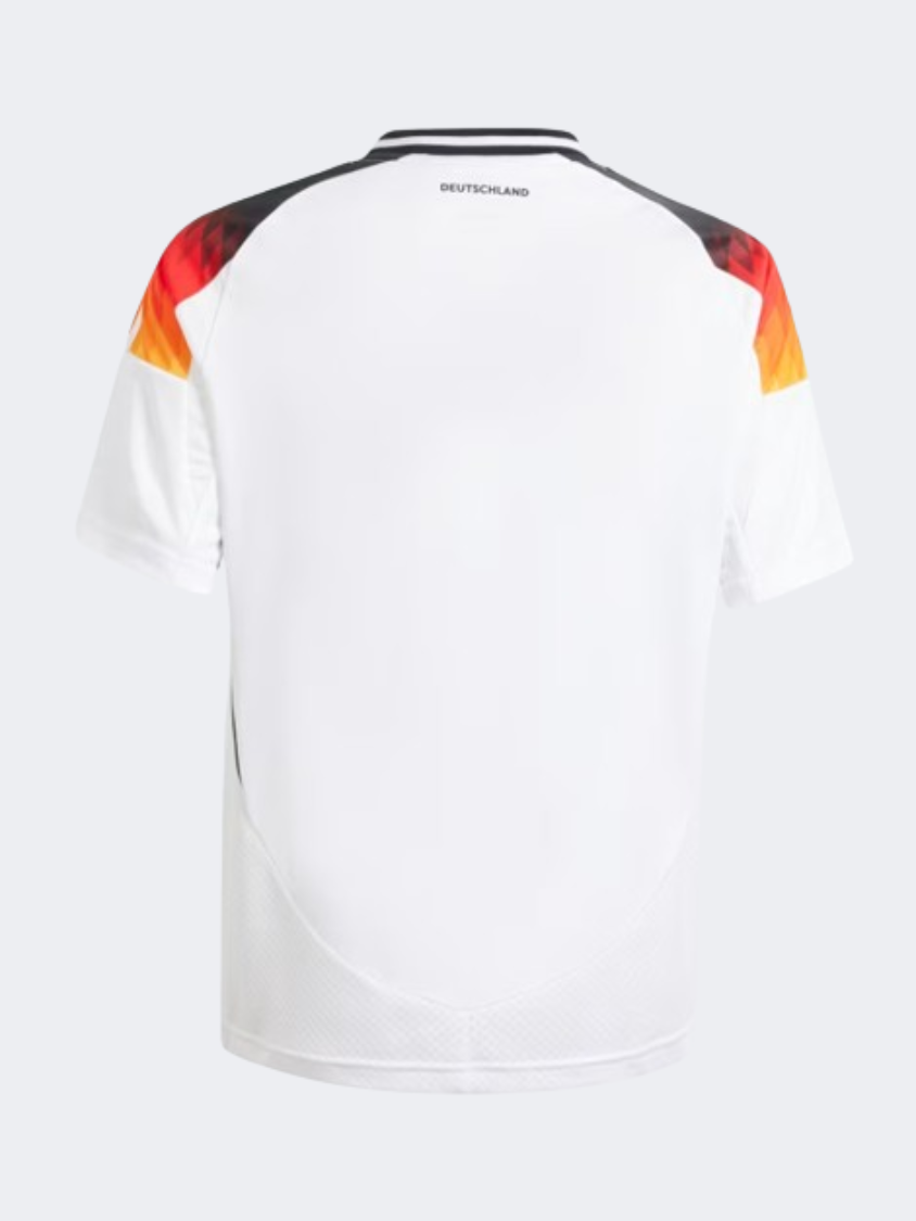 Adidas Deutschland 24 Home Kids Unisex Football T-Shirt White/Black/Yellow