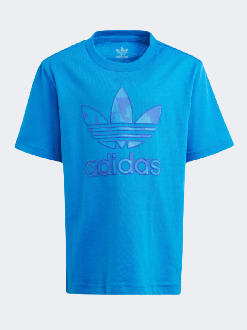Adidas Summer Allover Print Little-Boys Original Set Blue Bird