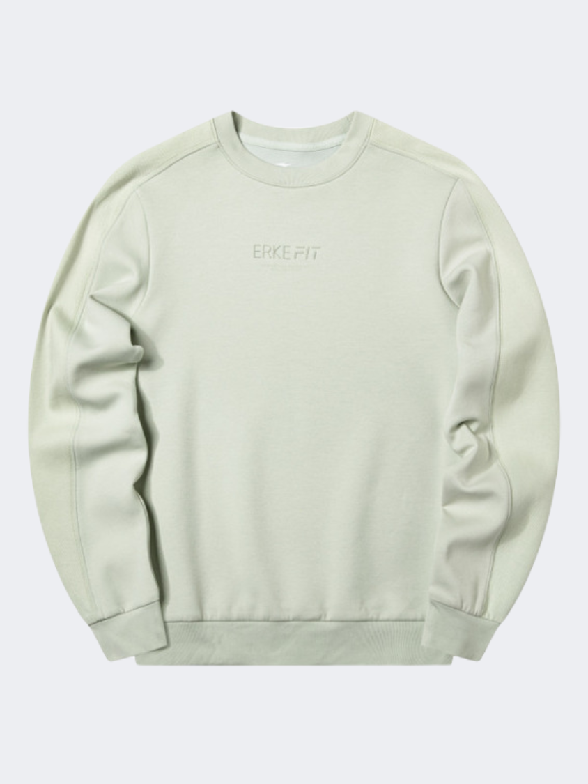 Erke Women Training Sweatshirt Light Green