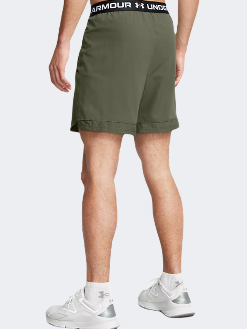 Under Armour Vanish Woven 6 Inch Men Training Short Marine Green/White