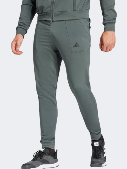 Adidas Woven Pump Workout Men Training Pant Legend Ivy/Black