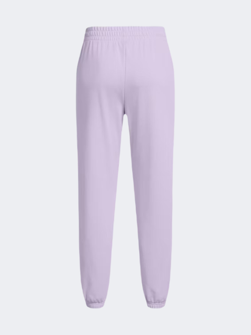 Under Armour Rival Terry Women Lifestyle Pant Salt Purple/White