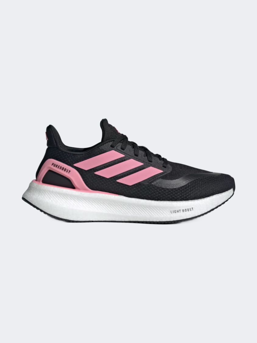 Adidas Pureboost 5 Women Running Shoes Black/Pink/White – Mike Sport Iraq