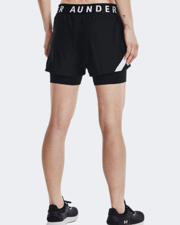 Under Armour Play 2-In-1 Women Training Short Black/White