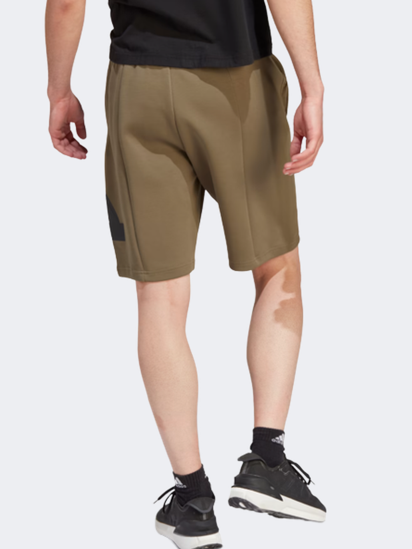 Adidas Future Icons Badge Of Sport Men Sportswear Short Olive Strata