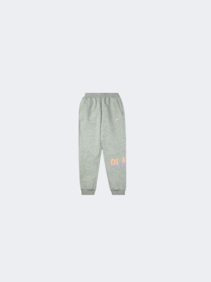 Erke Knitted Kids-Girls Training Pant Grey