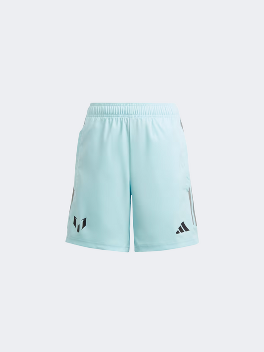 Adidas Messi Kids-Unisex Football Short Frozen Blue