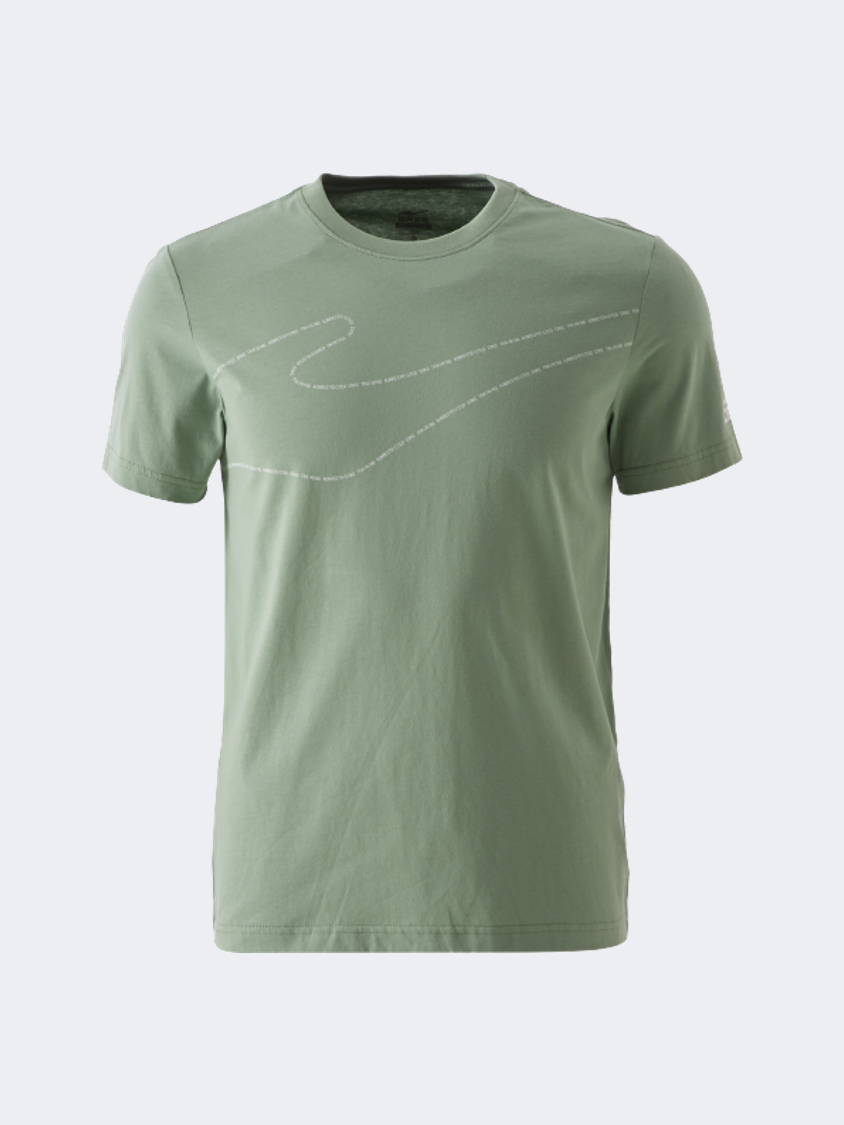 Erke Crew Men Training T-Shirt Matcha Green